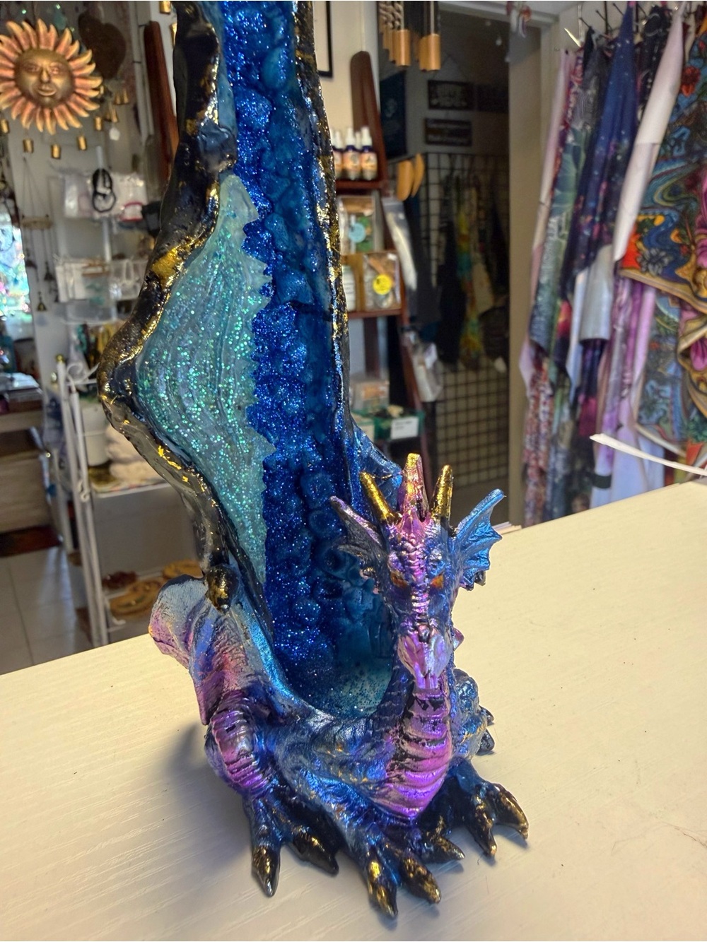 Blue Dragon Standing
Incense Burner